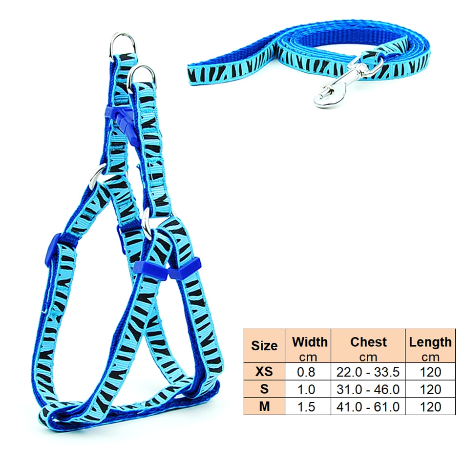 Small Dog Adjustable Harness Leash