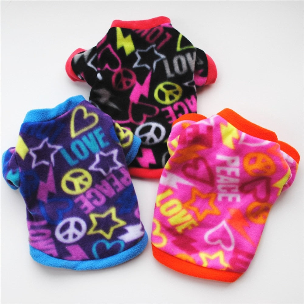 Warm Fleece Pet Dog Clothes