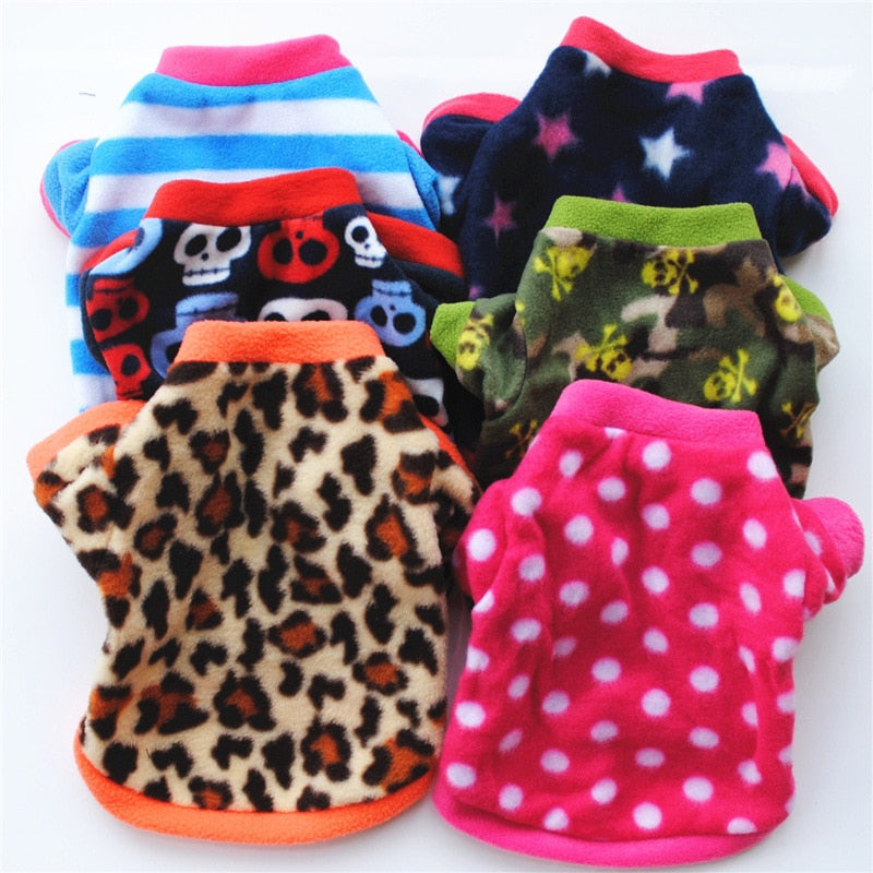 Warm Fleece Pet Dog Clothes