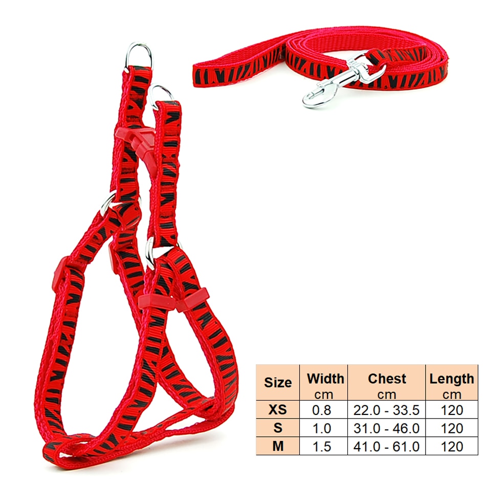 Small Dog Adjustable Harness Leash