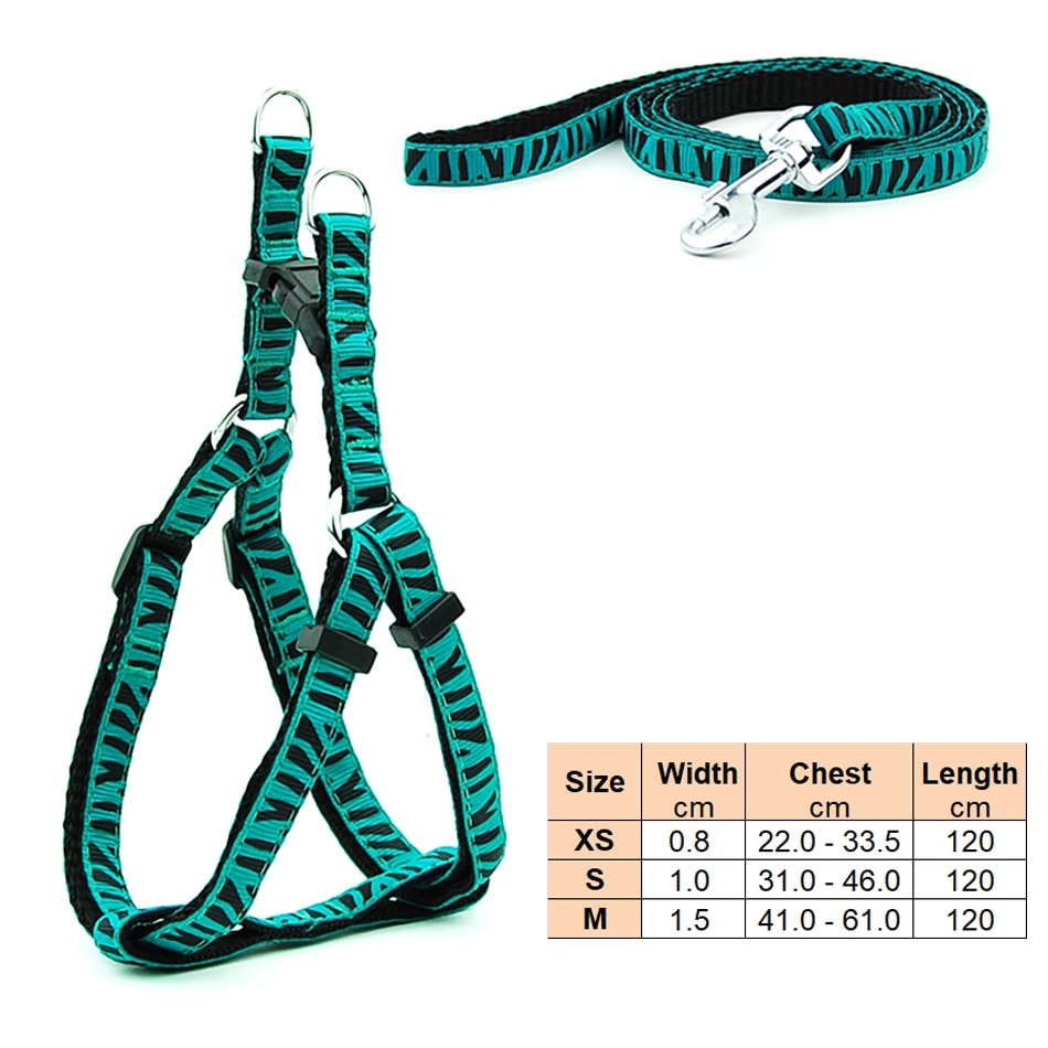 Small Dog Adjustable Harness Leash