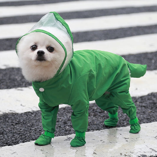 Full-Cover Dog Raincoat