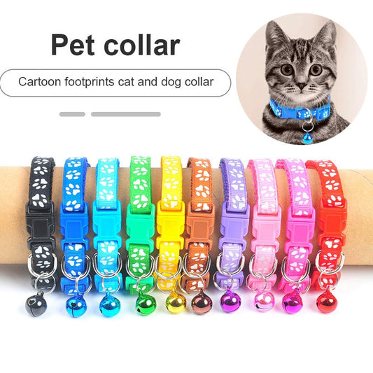 Colourful Cute Bell Collar