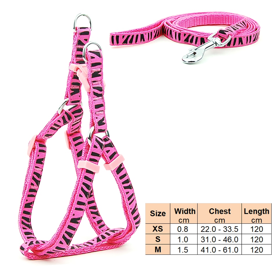 Small Dog Adjustable Harness Leash