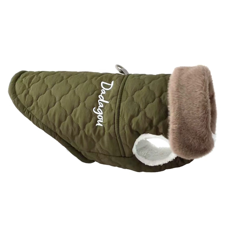 Waterproof Fur Collar Dog Jacket