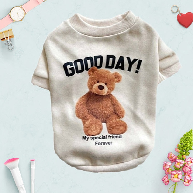 Cartoon Bear Pet Dog Sweatshirt