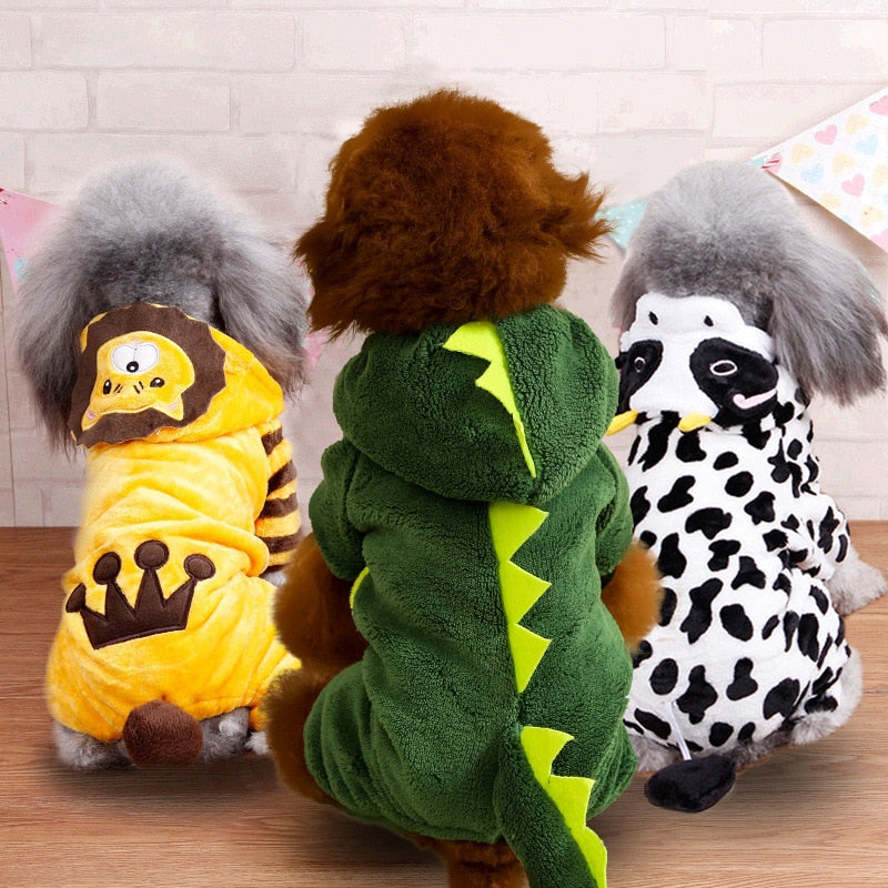 Dog Soft Warm Fleece Jumpsuit