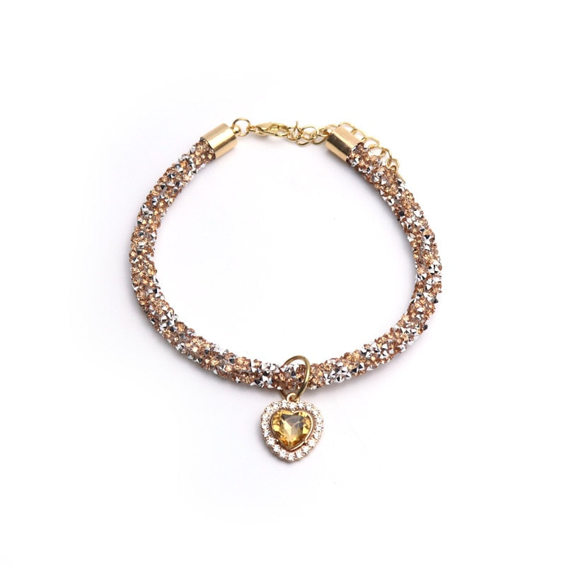 Luxury Crystal Cat Collar