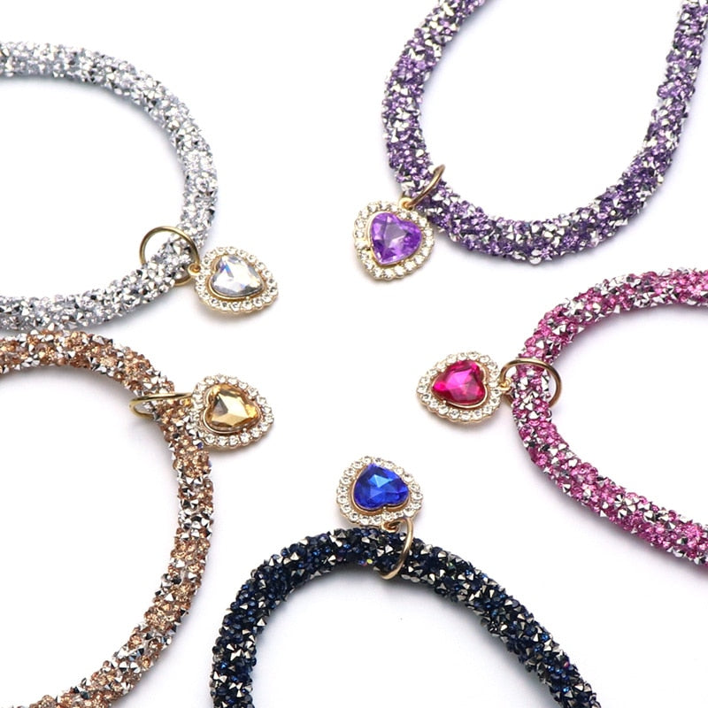 Luxury Crystal Cat Collar