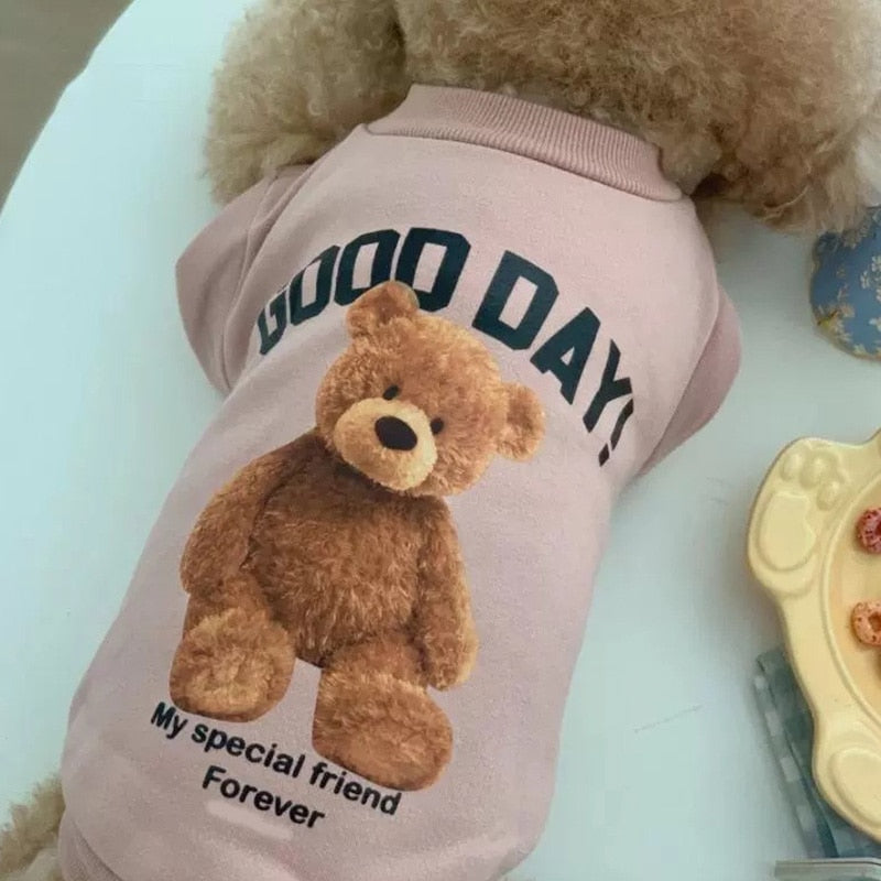 Cartoon Bear Pet Dog Sweatshirt