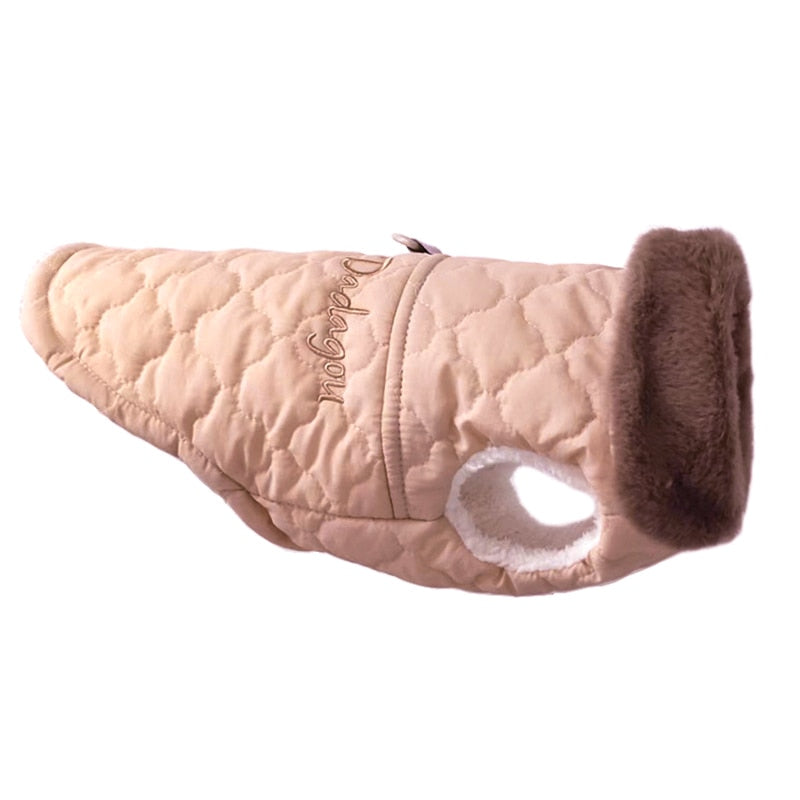 Waterproof Fur Collar Dog Jacket