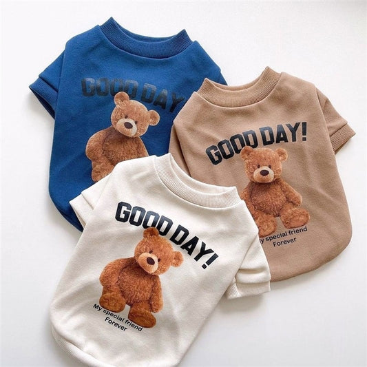 Cartoon Bear Pet Dog Sweatshirt