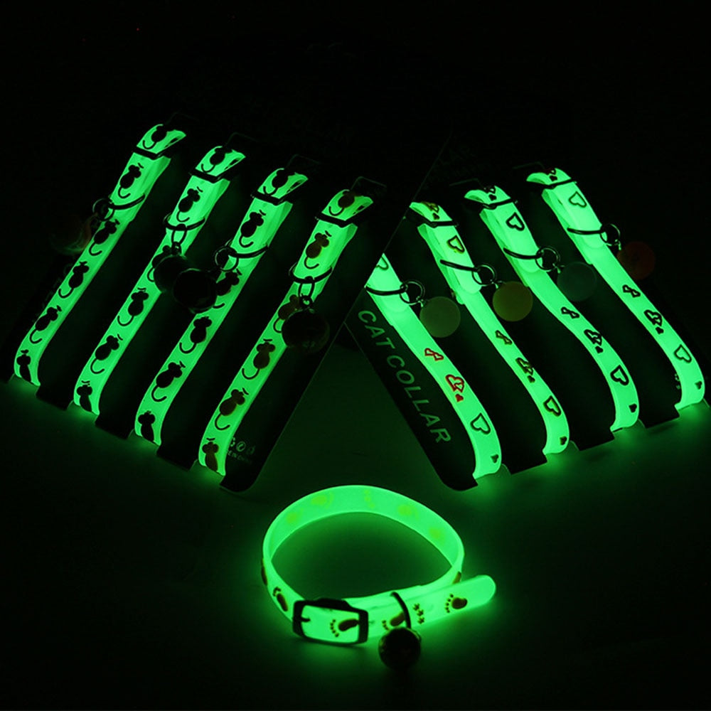 Glowing Luminous Cat Collar