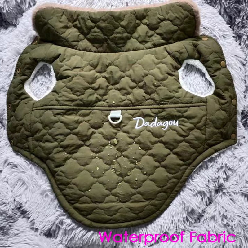 Waterproof Fur Collar Dog Jacket